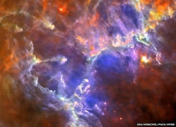鹰状星云:这一直径达数十光年的区域正在孕育着恒星.