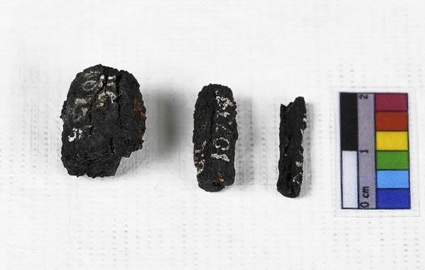 Three iron beads from Gerzeh, Egypt, are the oldest known example of metalworkin