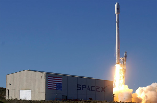 The upgraded SpaceX Falcon 9 lifts off on its demonstration flight in September