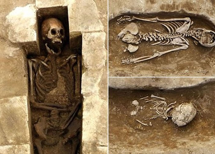 不过令考古学家感到好奇及惊讶的,是其中一具人类骸骨,应该是属于一名