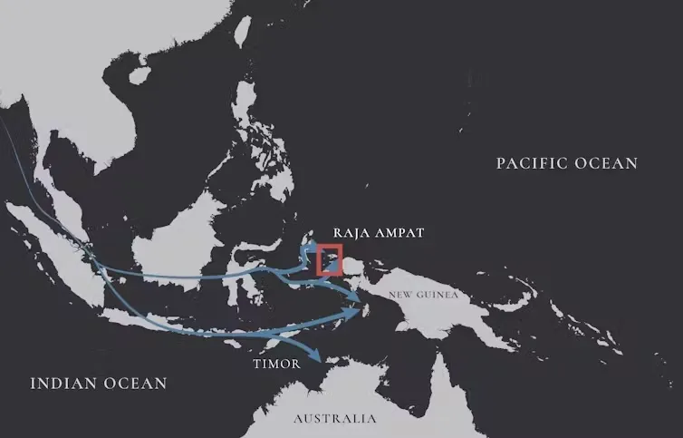 研究发现：至少55000年前，人类就生活在西巴布亚附近